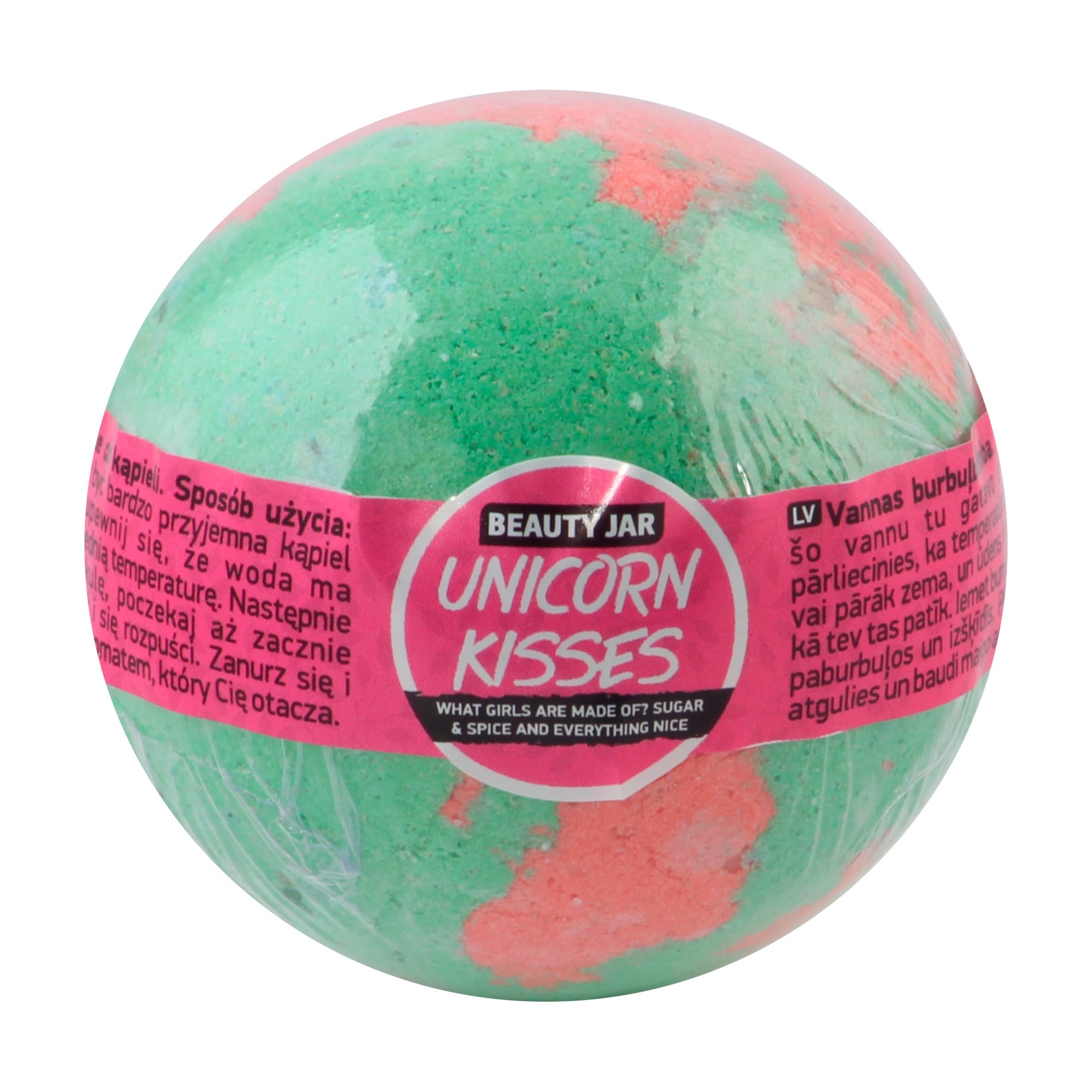 Уцінка! Бомбочка для ванни Beauty Jar Unicorn Kisses, 150 г