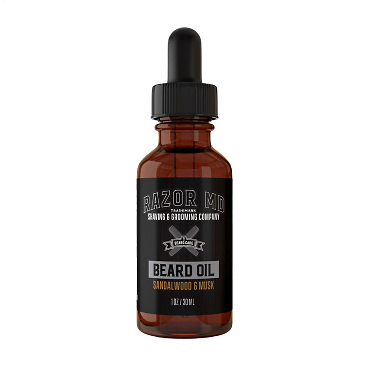 Уцінка! Чоловіча олія для бороди Razor MD Beard Oil Сандалове дерево та мускус, 30 мл