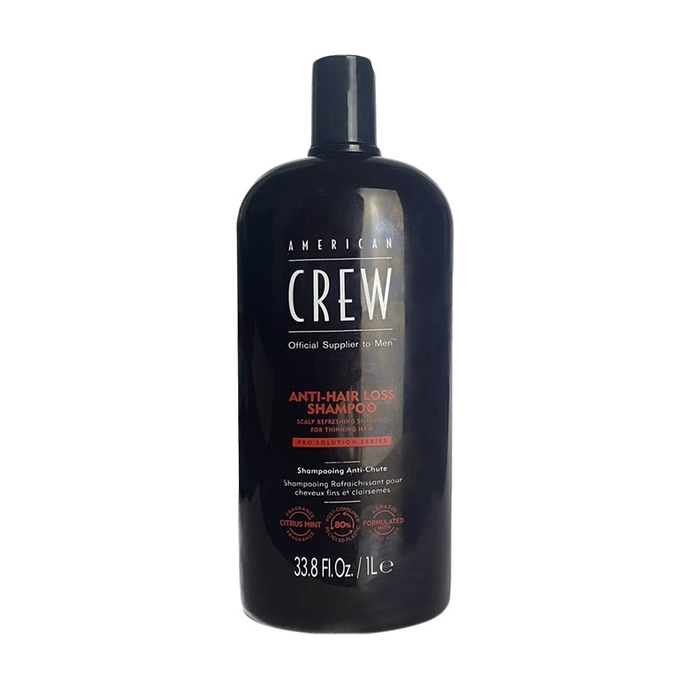 Уцінка! Чоловічий шампунь American Crew Anti-Hair Loss Shampoo проти випадіння волосся, 1 л