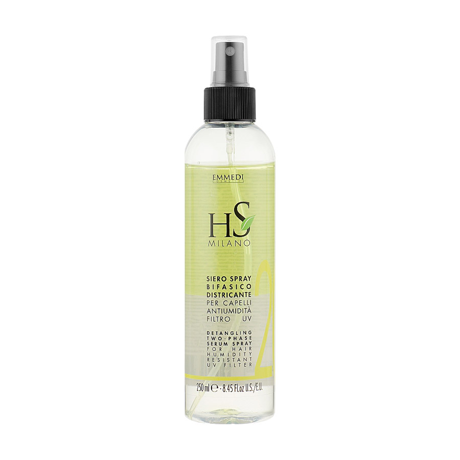 Уцінка! Двофазна сироватка для волосся HS Milano Detangling Two-Phase Serum Spray для легкого розчісування волосся, 250 мл