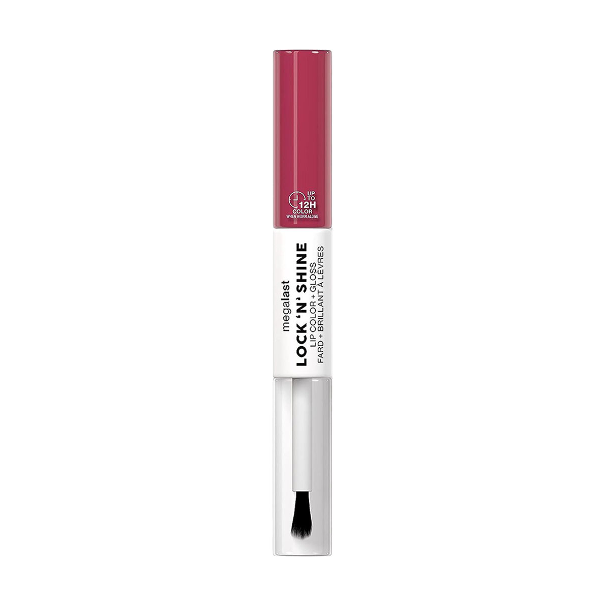 Уцінка! Двосторонній блиск для губ Wet n Wild Megalast Lock N Shine Lip Color + Gloss, La Pink, 7.3 мл