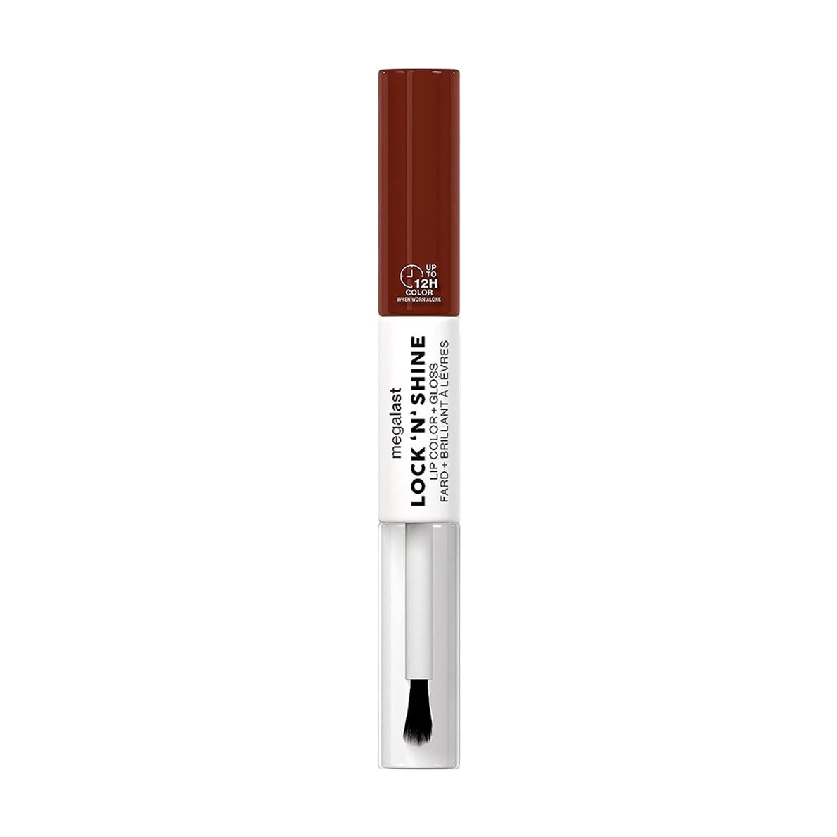 Уцінка! Двосторонній блиск для губ Wet n Wild Megalast Lock N Shine Lip Color + Gloss, Lotus Petal, 7.3 мл