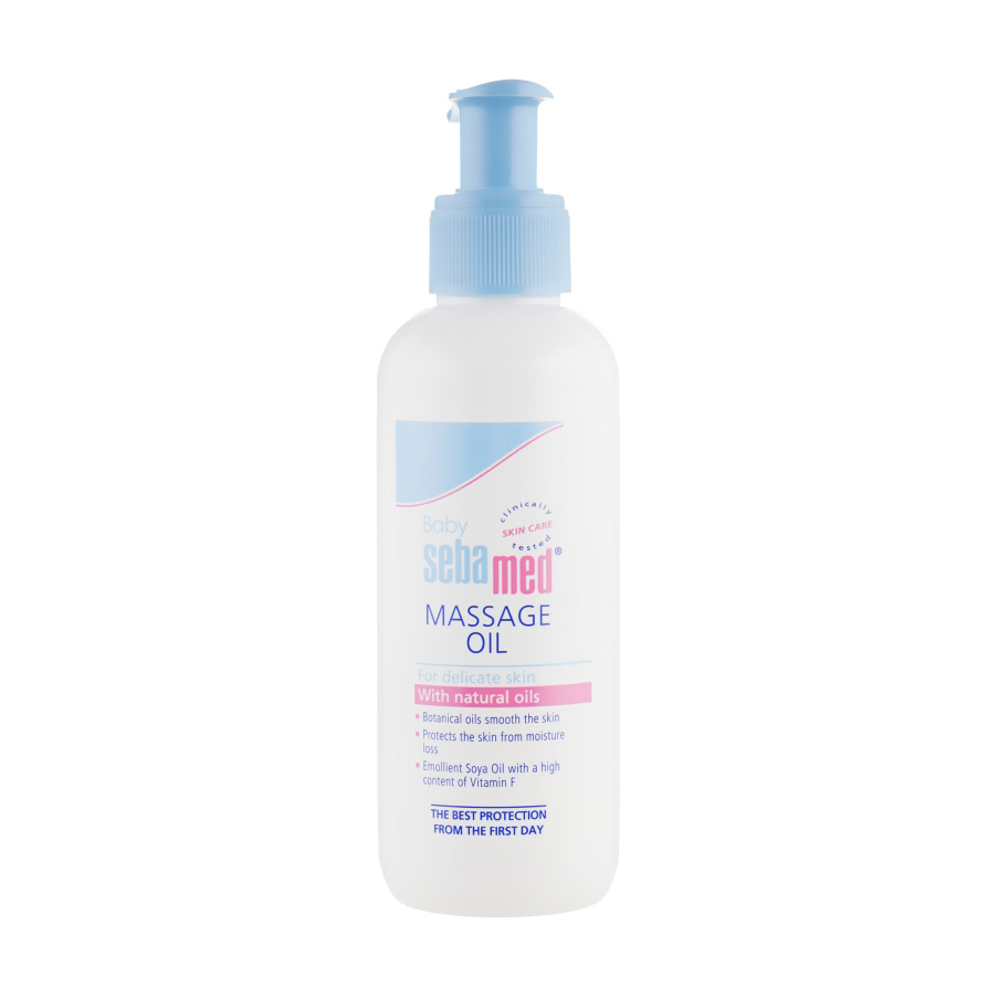 Уцінка! Дитяча олія для масажу Sebamed Baby Massage Oil, 150 мл
