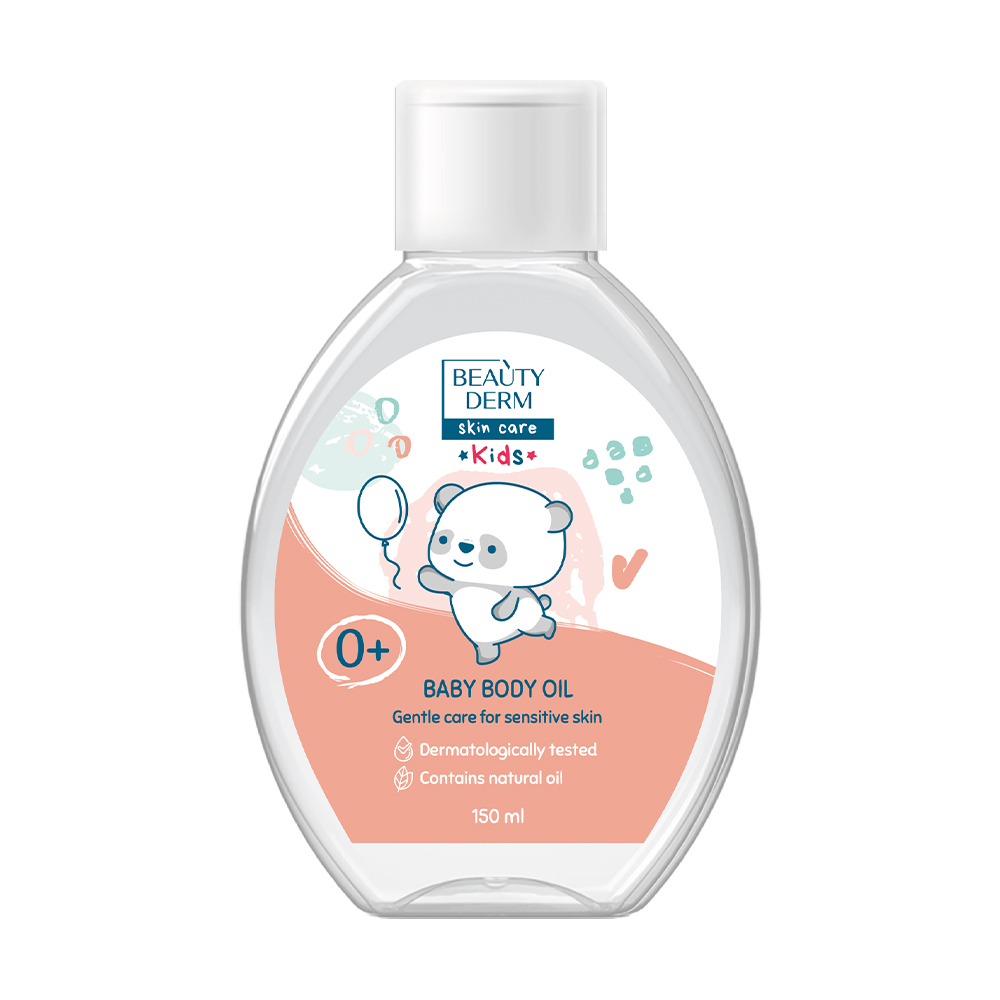 Уцінка! Дитяча олійка для тіла BEAUTYDERM Kids Baby Body Oil, 150 мл