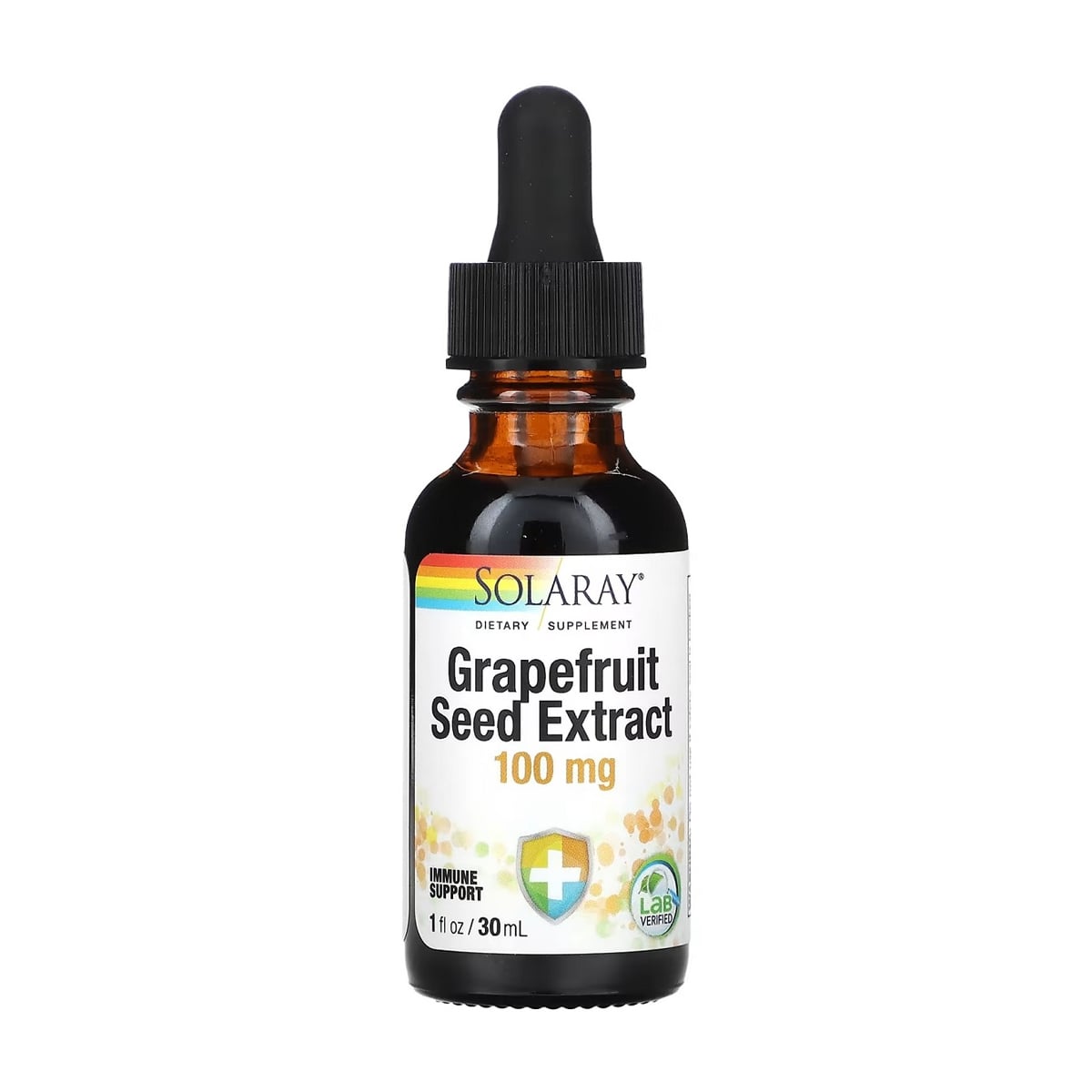 Уцінка! Екстракт насіння грейпфрута Solaray Grapefruit Seed Extract 100 мг, в краплях, 30 мл