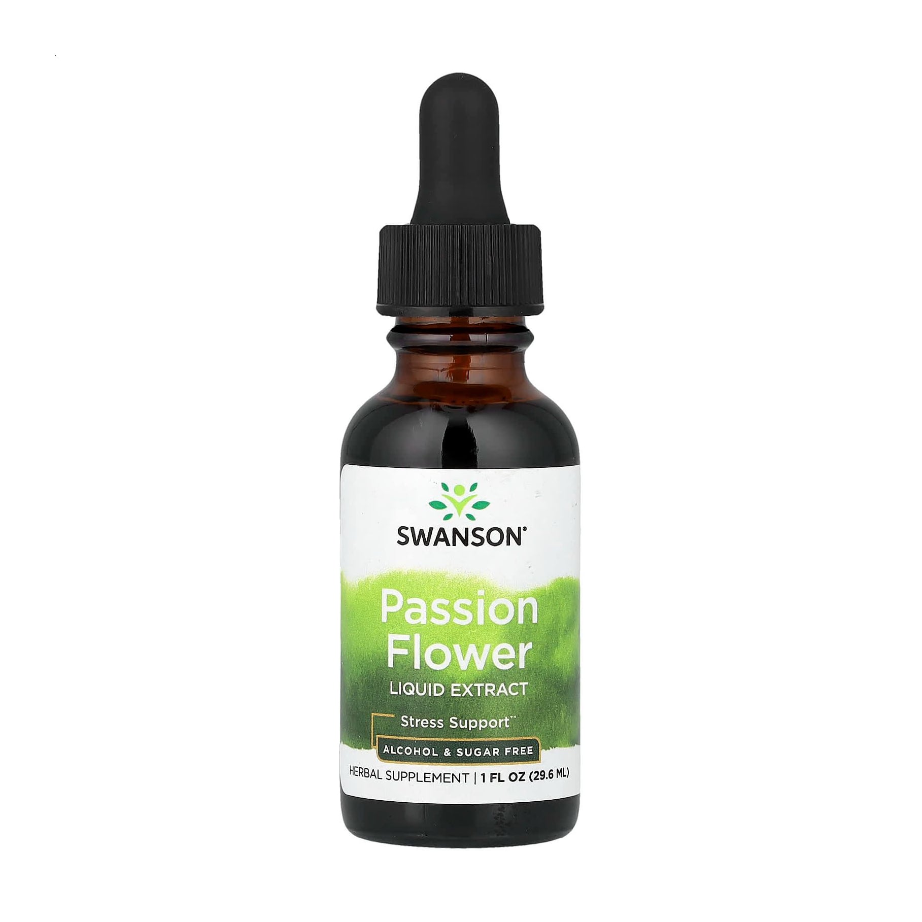Уцінка! Екстракт пасифлори Swanson Passion Flower Liquid Extract, в рідині, 29.6 мл