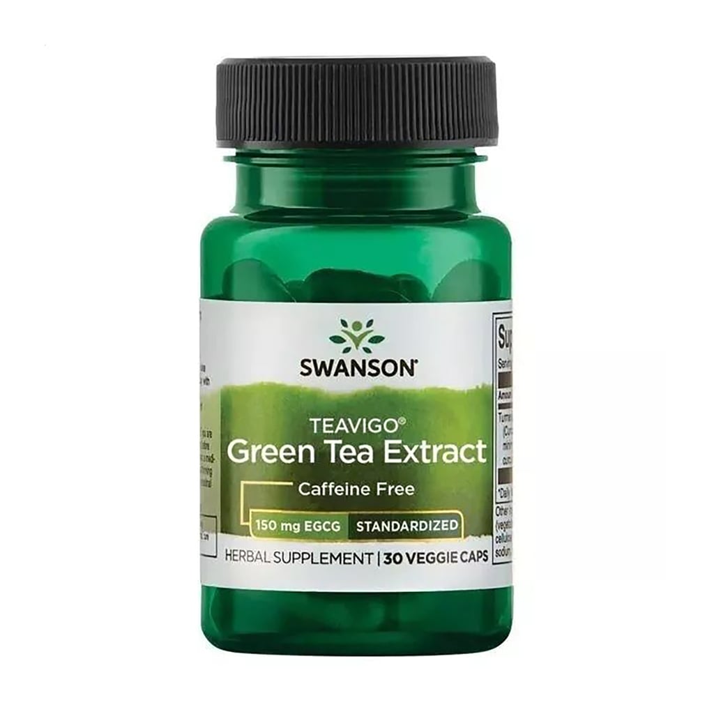 Уцінка! Екстракт зеленого чаю Swanson Teavigo Green Tea Extract 150 мг EGCG, 30 веганських капсул