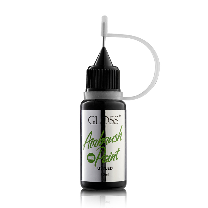 Уцінка! Фарба для аерографа Gloss Airbrush Paint UV/LED 008, 12 мл