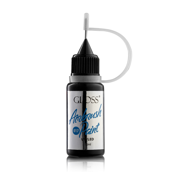 Уцінка! Фарба для аерографа Gloss Airbrush Paint UV/LED 017, 12 мл