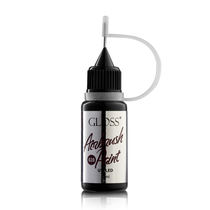 Уцінка! Фарба для аерографа Gloss Airbrush Paint UV/LED 028, 12 мл