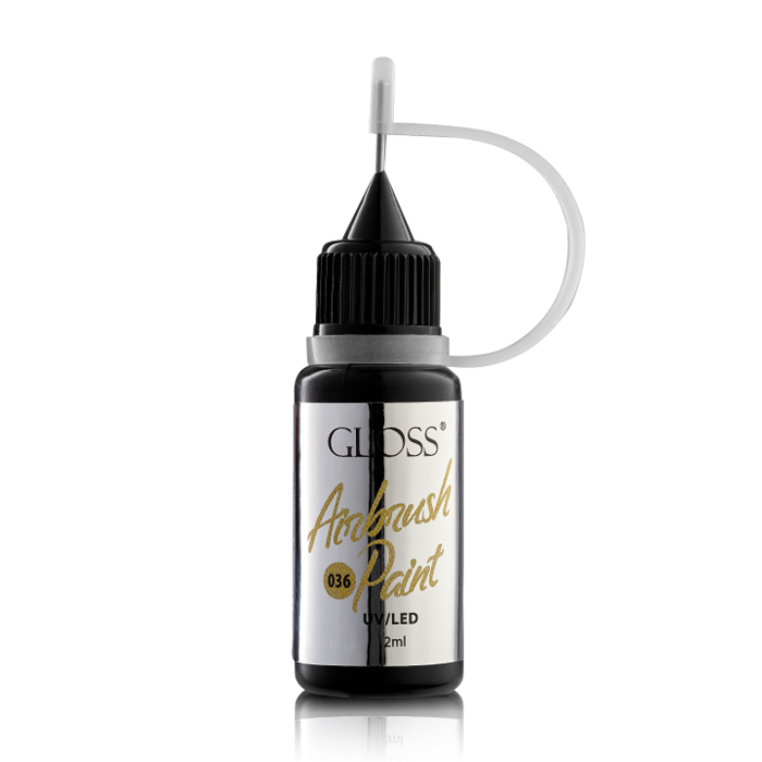 Уцінка! Фарба для аерографа Gloss Airbrush Paint UV/LED 036, 12 мл