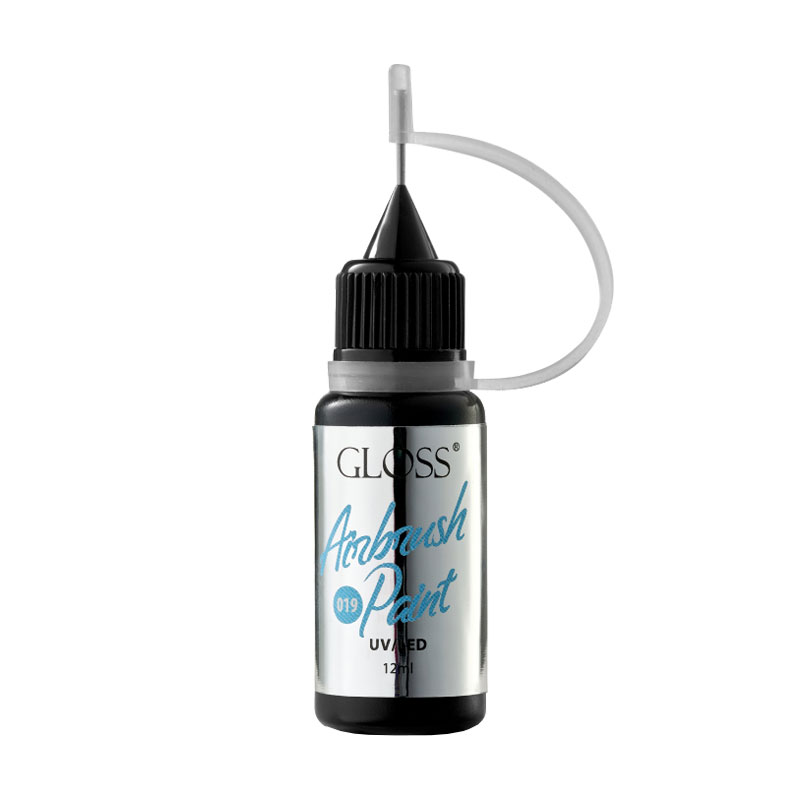 Уцінка! Фарба для аерографа Gloss Airbrush Paint UV/LED 019, 12 мл