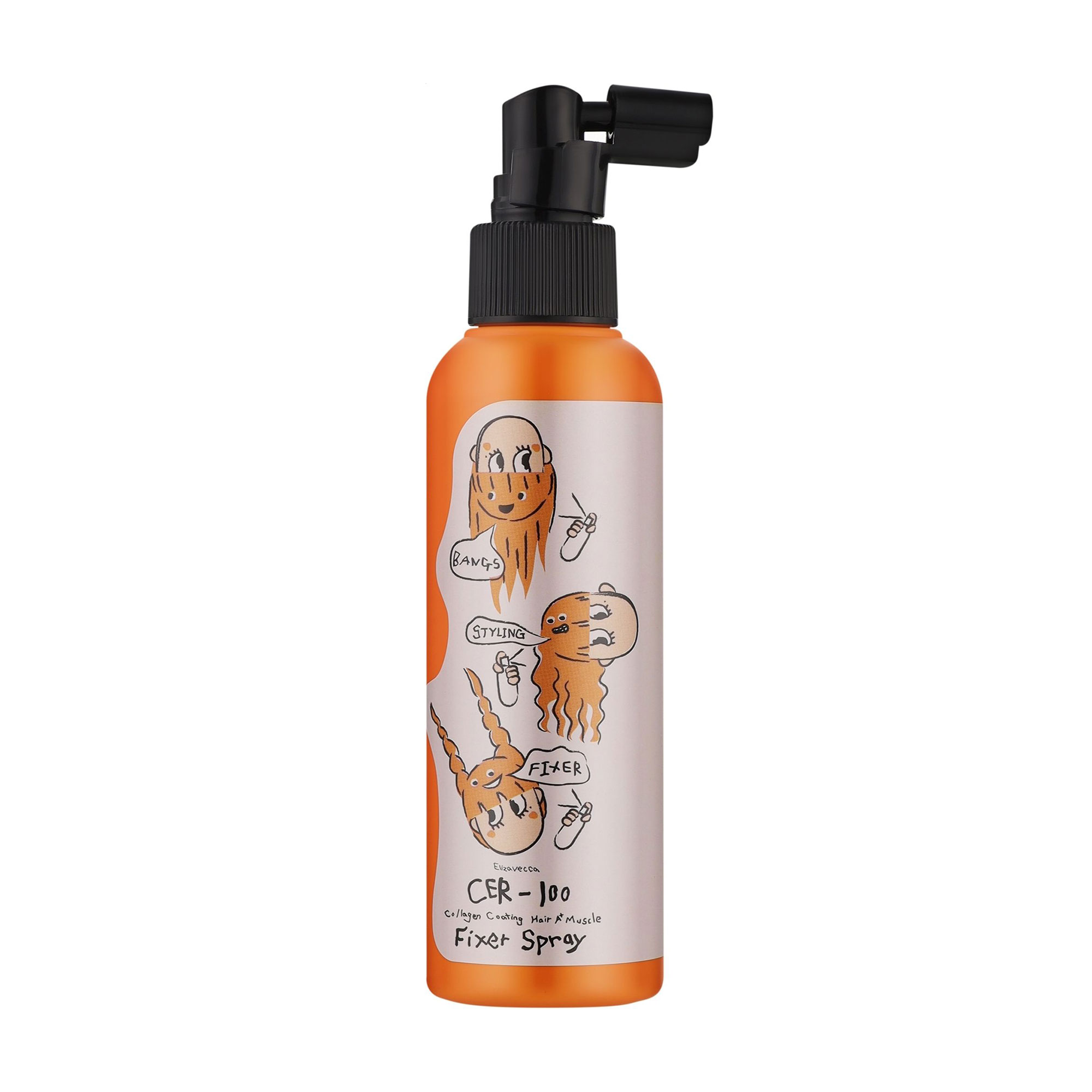 Уцінка! Фіксувальний cпрей для волосся Elizavecca CER-100 Collagen Coating Hair A+ Muscle Fixer Spray, 150 мл