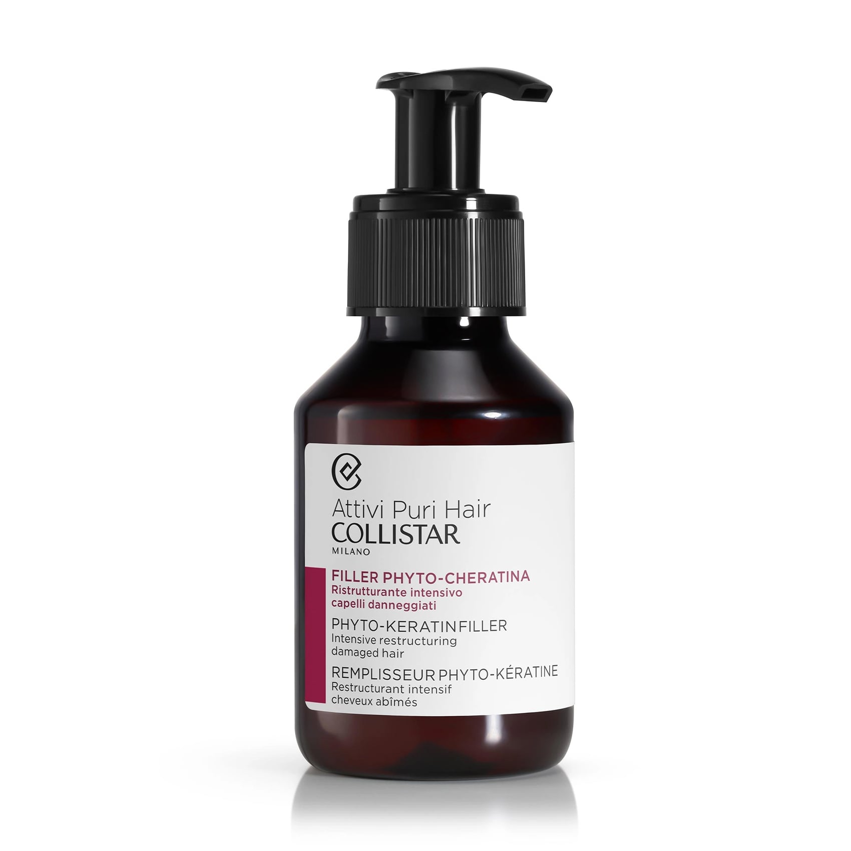 Уцінка! Філер для волосся Collistar Attivi Puri Hair Phyto-Keratin Filler, 100 мл
