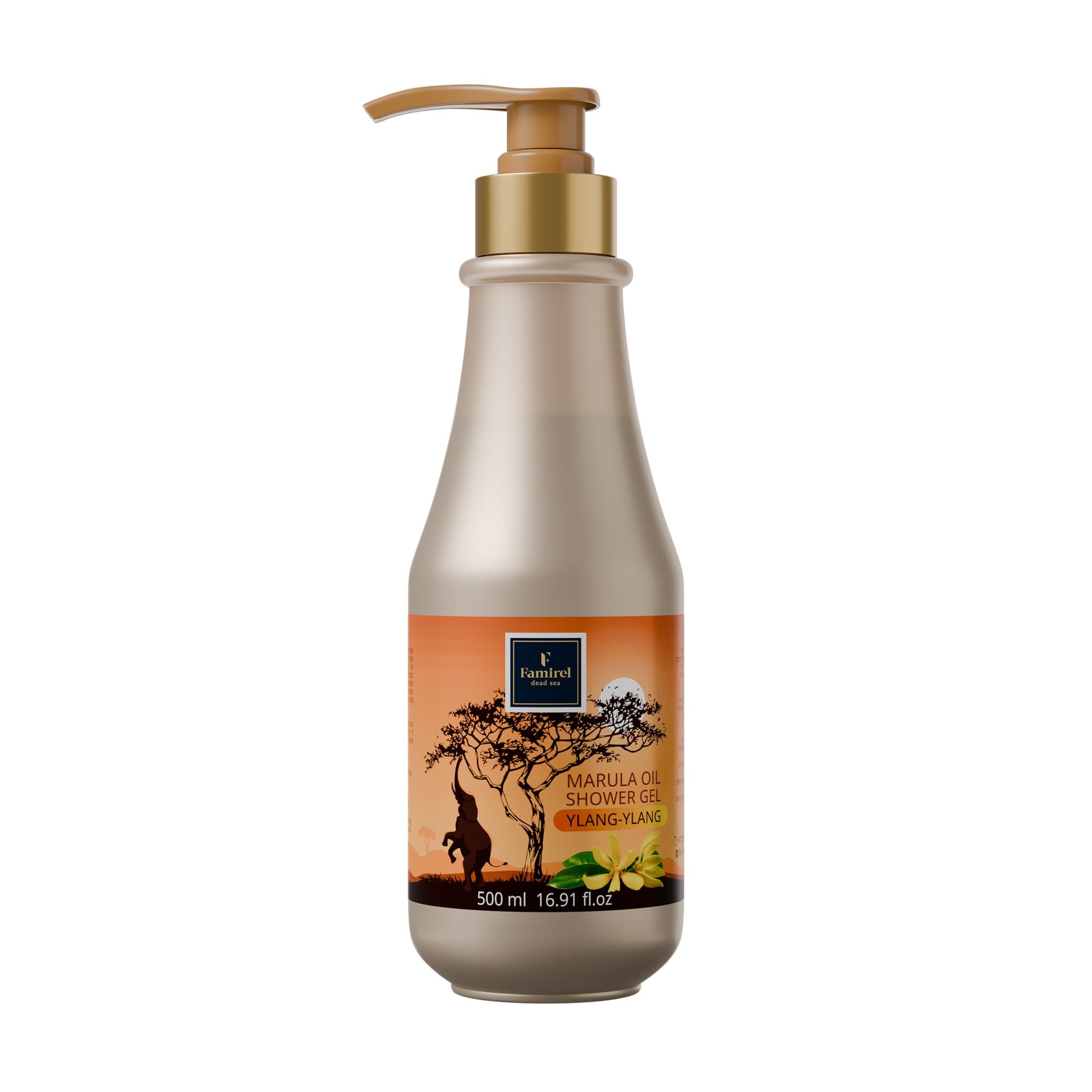 Уцінка! Гель для душу Famirel Marula Oil Іланг-іланг, 500 мл