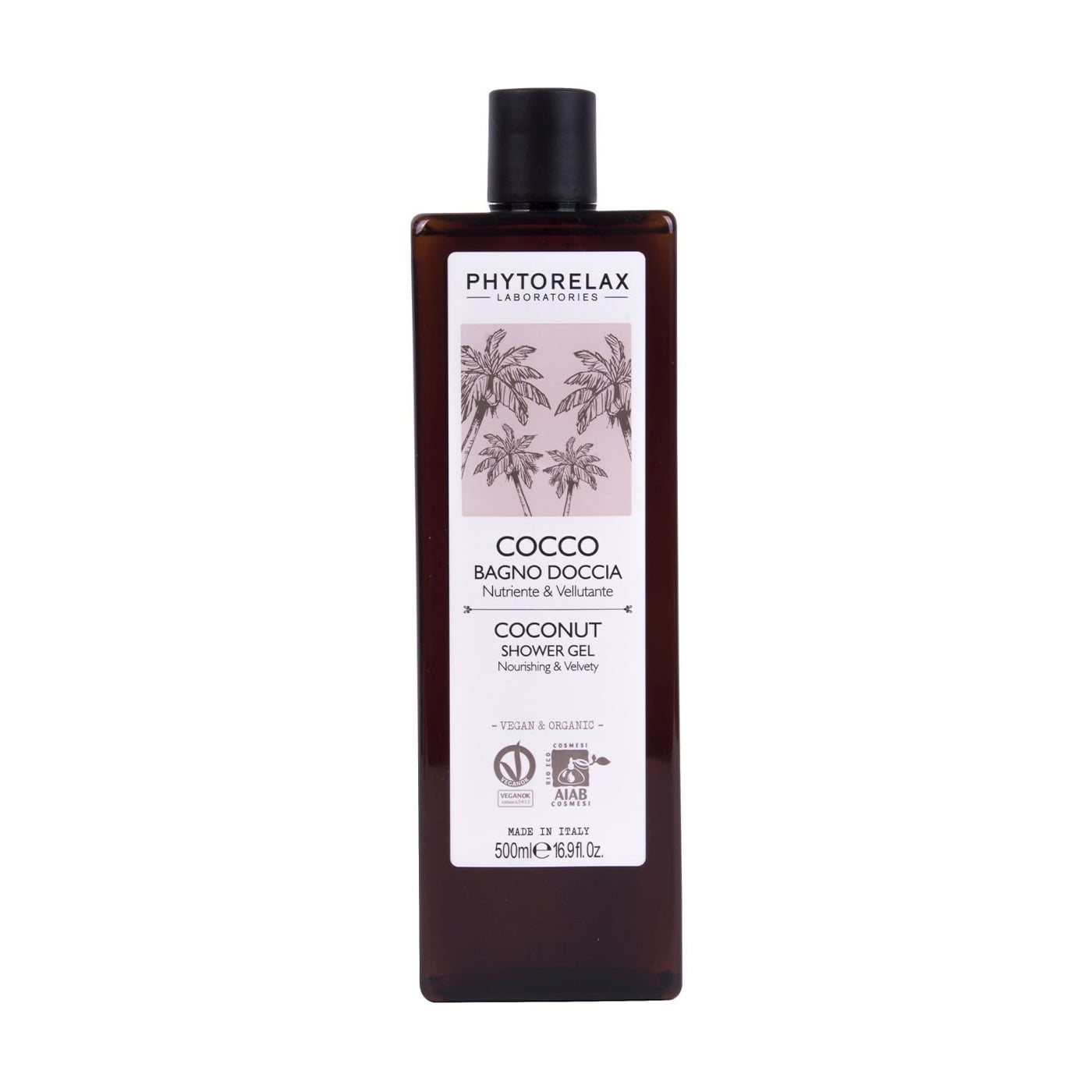 Уцінка! Гель для душу Phytorelax Laboratories Coconut Shower Gel Живлення та пом'якшення, 500 мл