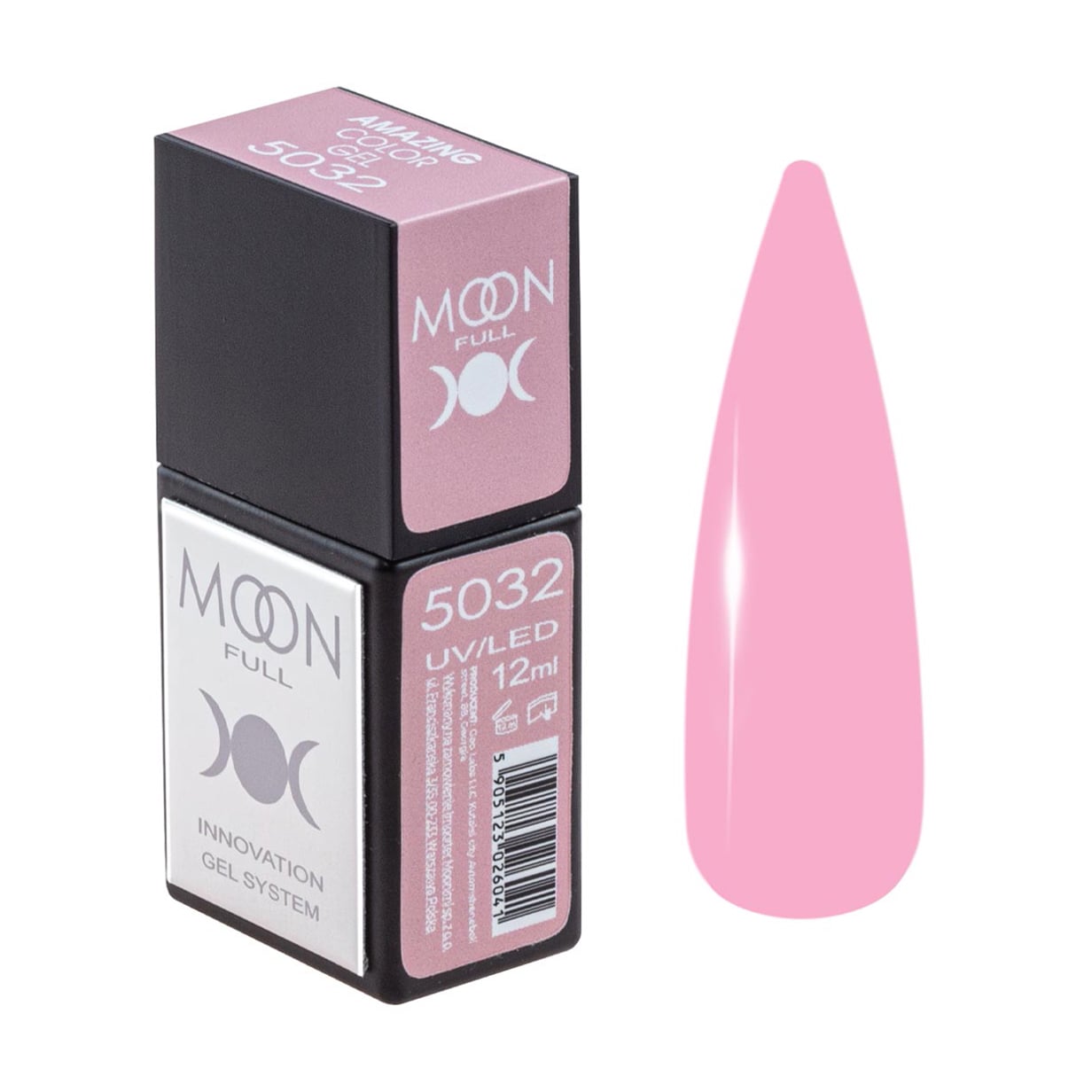 Уцінка! Гель-лак для нігтів Moon Full Amazing Color Gel Polish 5032, 12 мл