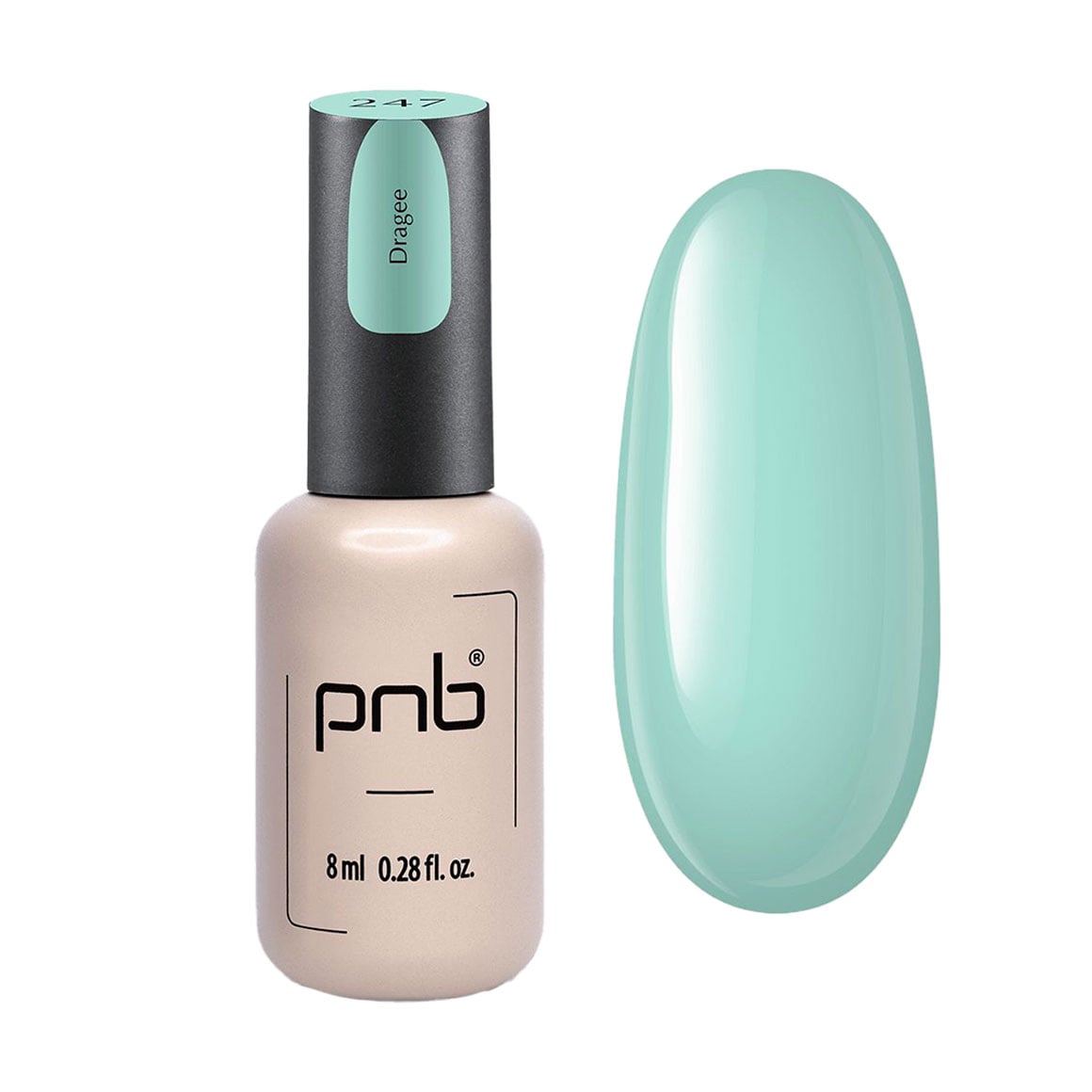 Уцінка! Гель-лак для нігтів PNB Gel Polish UV/LED 247 Dragee, 8 мл