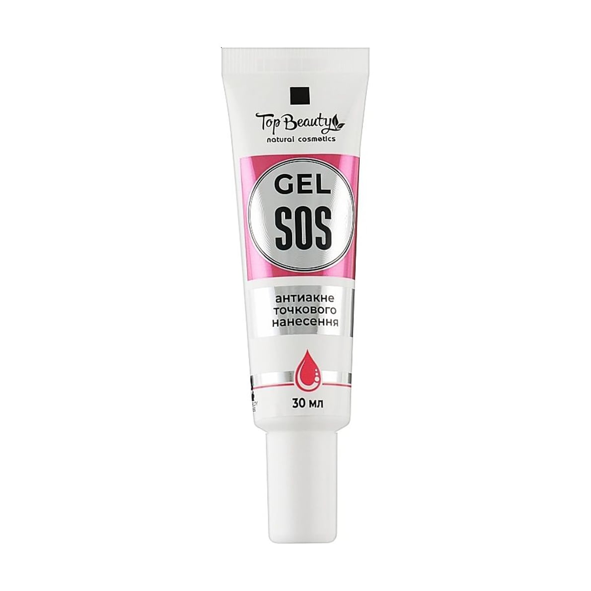 Уцінка! Гель SOS крапкового нанесення Top Beauty Gel SOS Антиакне, 30 мл