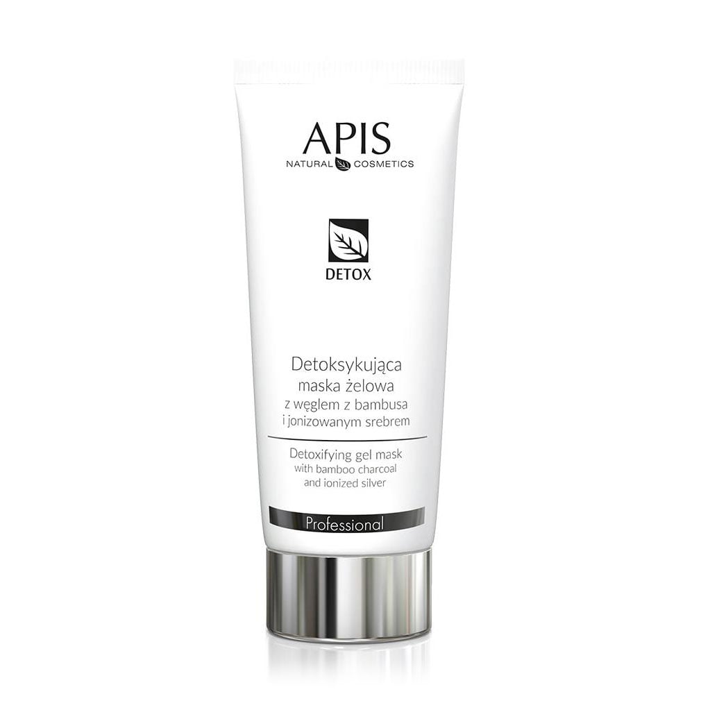 Уцінка! Гелева маска для обличчя Apis Natural Cosmetics Professional Detox Gel Mask With Carbon Bamboo, 200 мл