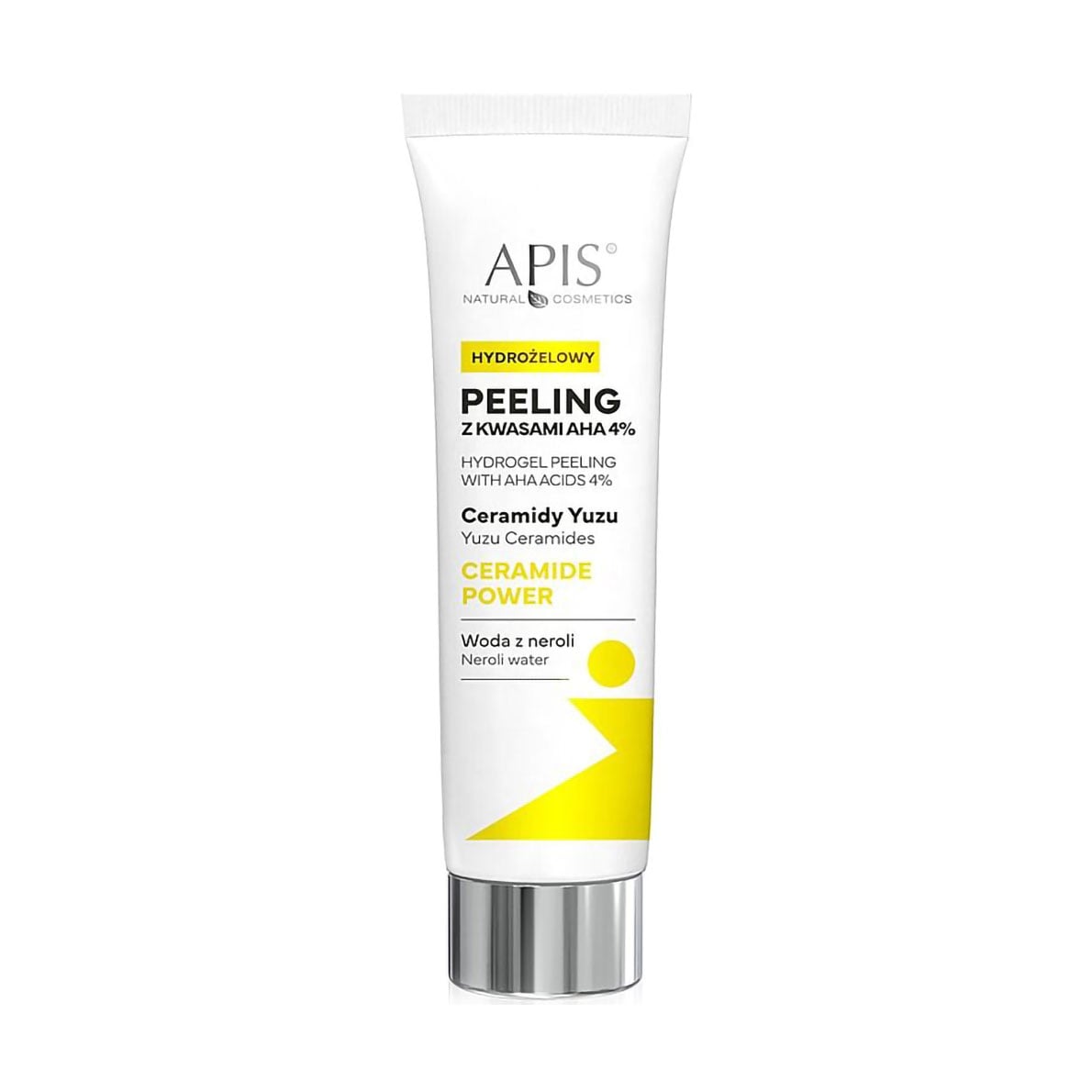 Уцінка! Гідрогелевий пілінг для обличчя Apis Natural Cosmetics Ceramide Power Hydrogel Peeling з AHA кислотами 4%, 100 мл