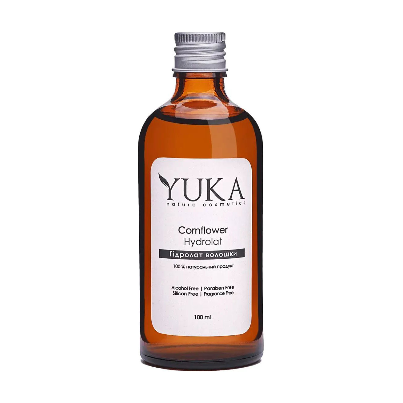 Уцінка! Гідролат для обличчя, тіла та волосся Yuka Cornflower Hydrolat, 100 мл
