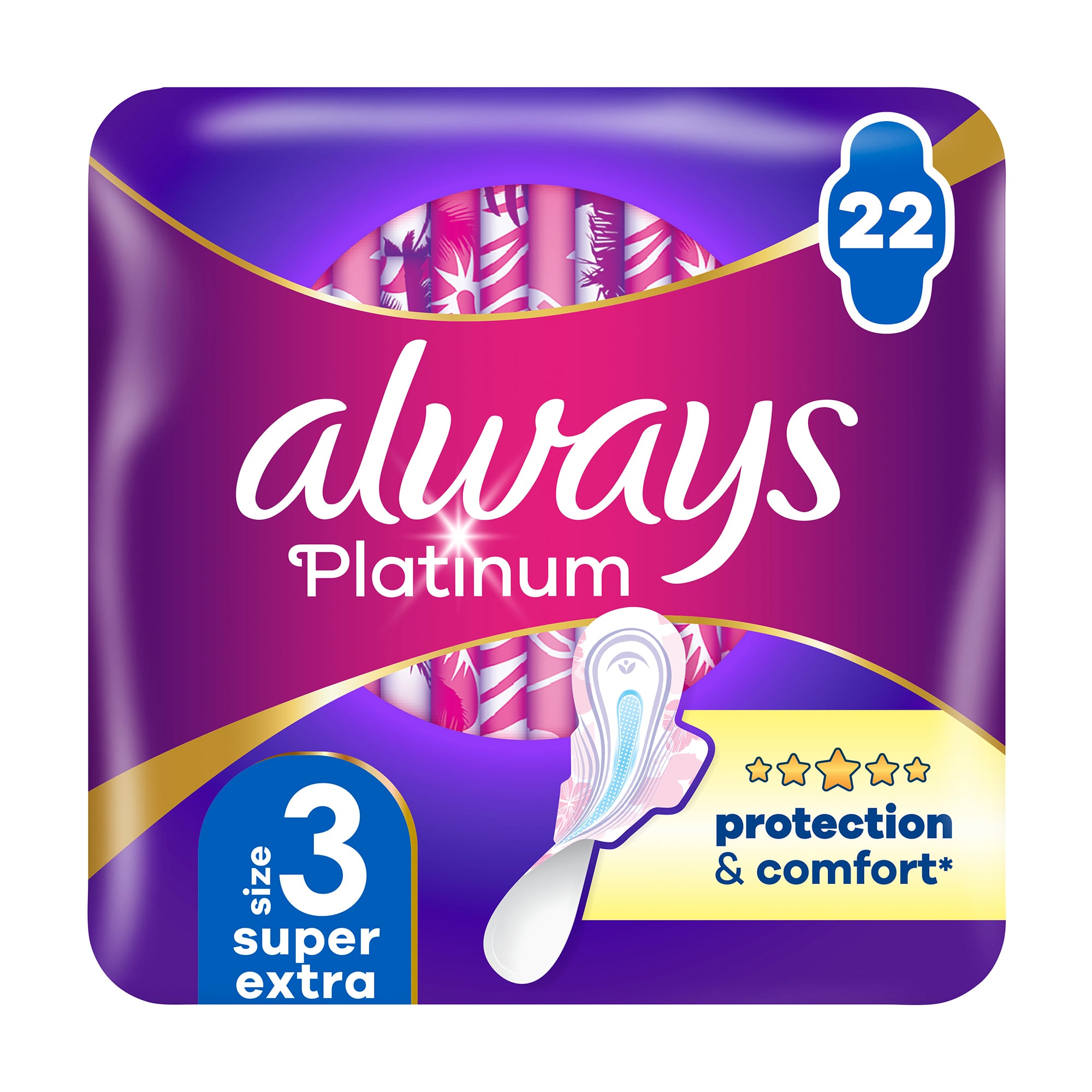 Уцінка! Гігієнічні прокладки Always Platinum Super Extra, розмір 3, 22 шт