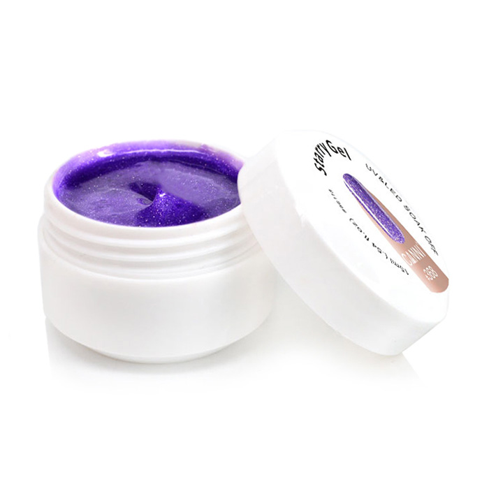 Уцінка! Глітерний гель для нігтів Canni Starry Gel Зоряний пил, 368, 15 мл
