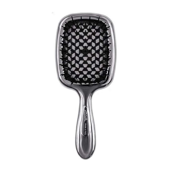 Уцінка! Гребінець для волосся Janeke Superbrush 1830 the Original Italian Patent Срібно-сірий
