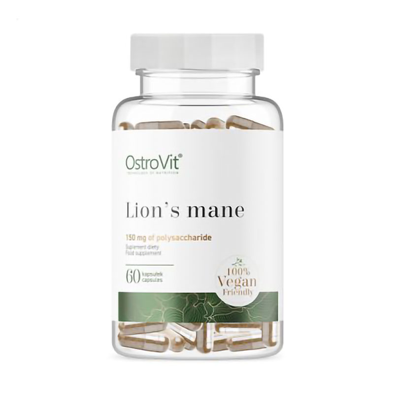 Уцінка! Гриб Левова грива OstroVit Lion's Mane Vege, 60 капсул
