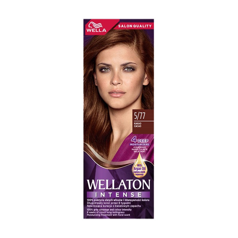 Уцінка! Інтенсивна крем-фарба для волосся Wella Wellaton Intense Color Cream 5/77 Какао, 110 мл