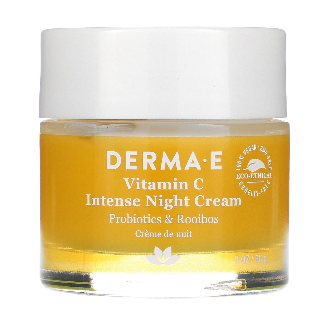 Уцінка! Інтенсивний нічний крем для обличчя Derma E Intense Night Cream Vitamin з пробіотиками та чаєм ройбуш, 56 г