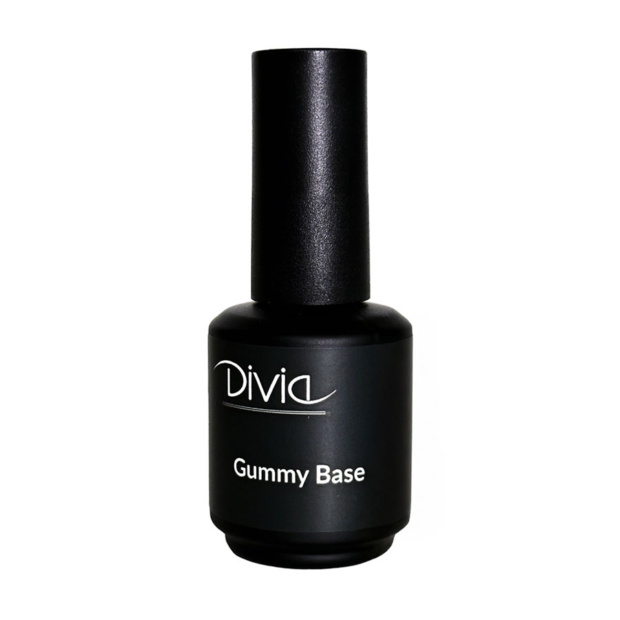 Уцінка! Камуфлювальна база для гель-лаку Divia Gummy Base GB1501 Clear, 15 мл