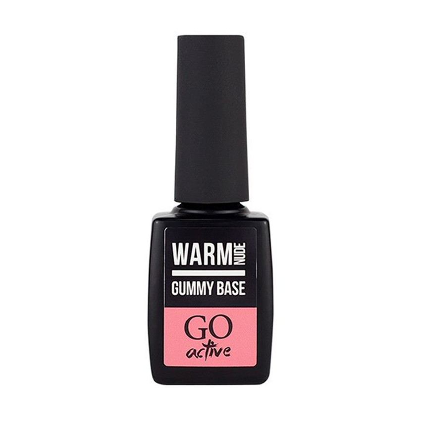 Уцінка! Камуфлювальна база для гель-лаку GO Active Gummy Base 09 Nude Rose, 10 мл