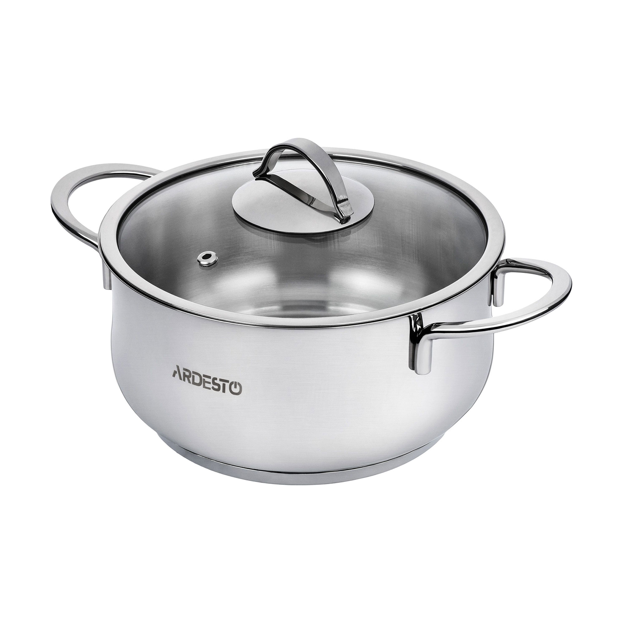 Уцінка! Каструля Ardesto Black Mars з кришкою, діаметр 22 см, 4.3 л (AR0743S)