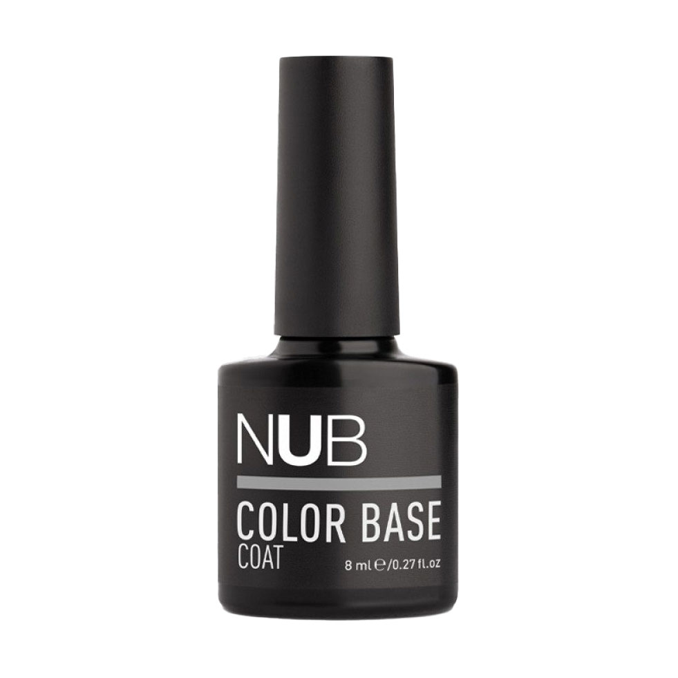 Уцінка! Каучукова кольорова база для гель-лаку NUB Color Base Coat 08 Smoke, 8 мл