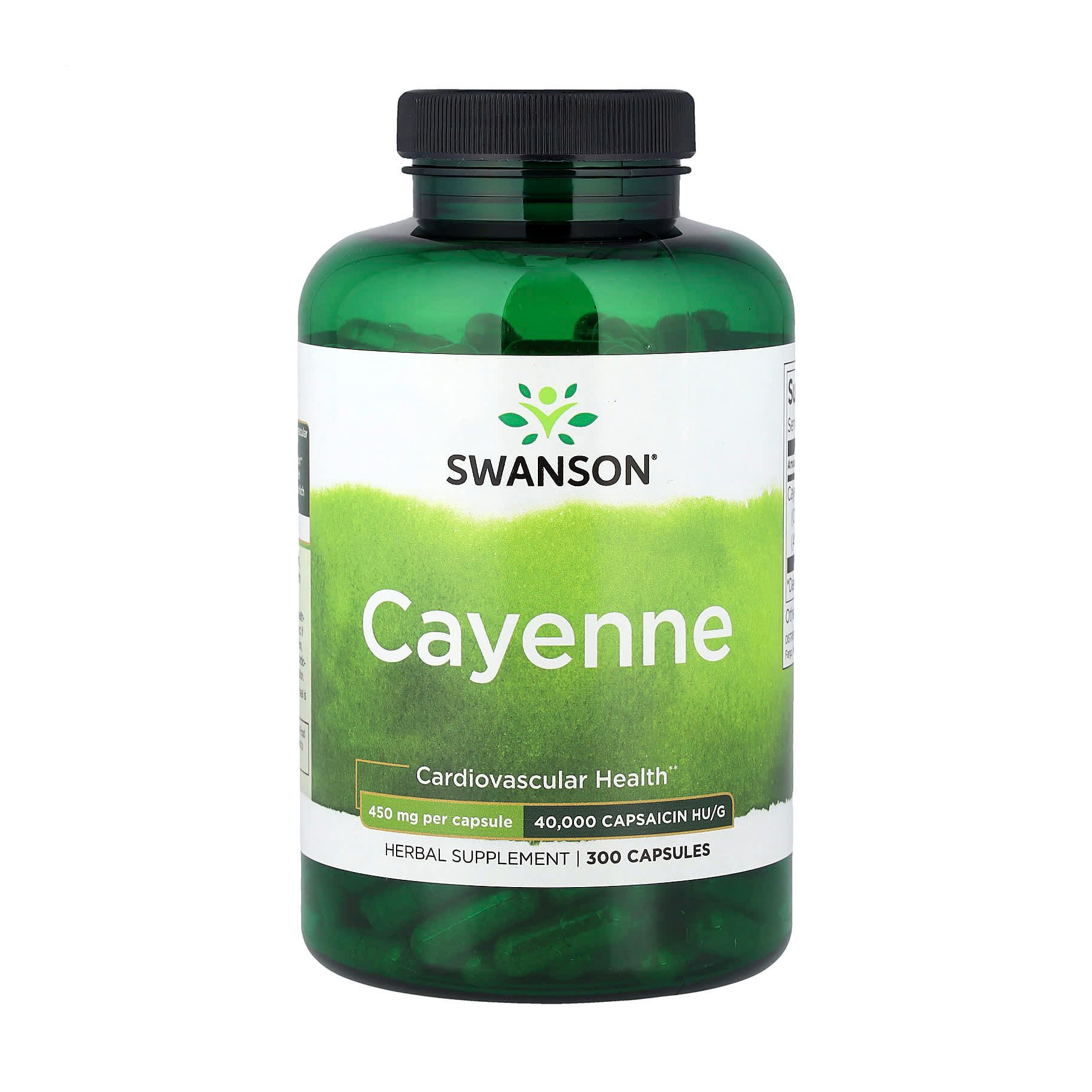 Уцінка! Кайєнський перець Swanson Cayenne 450 мг, 300 капсул