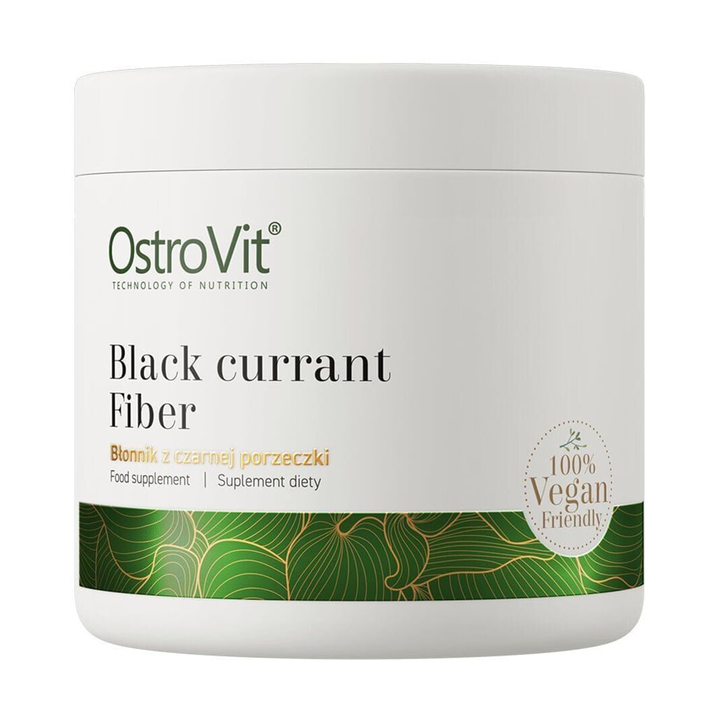 Уцінка! Клітковина чорної смородини OstroVit Black Currant Fiber Vege в порошку, 150 г
