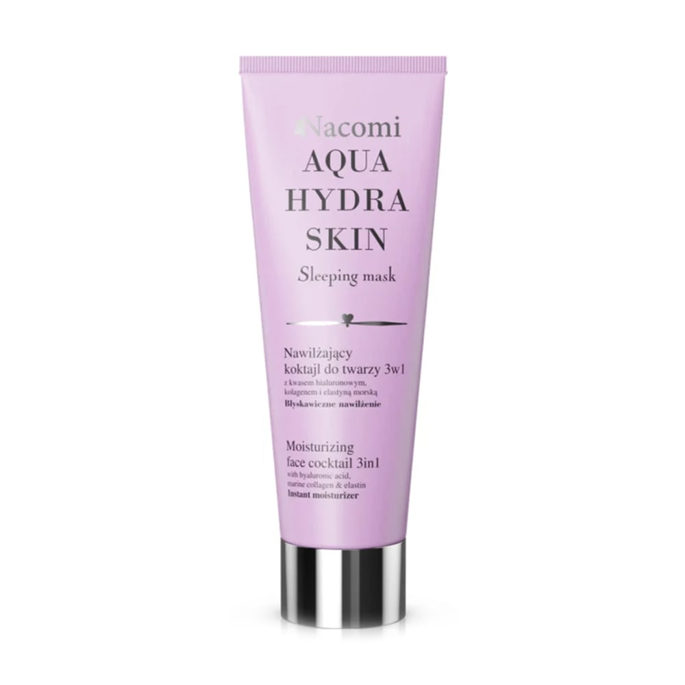 Уцінка! Коктейль для обличчя 3в1 Nacomi Aqua Hydra Skin Moisturizing Face Cocktail 3in1 Миттєве зволоження, 85 мл
