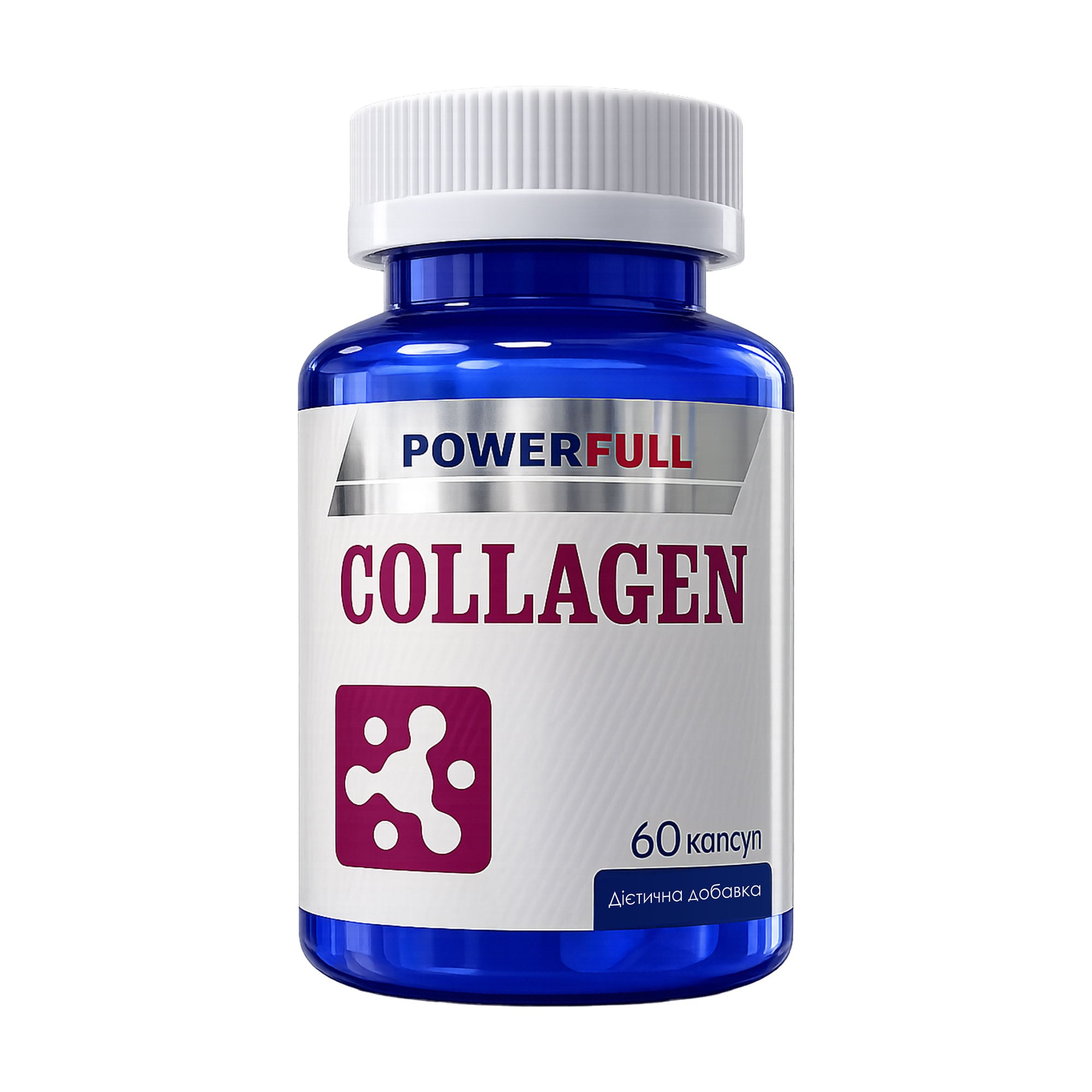 Уцінка! Колаген Краса та здоров'я Powerful Collagen 300 мг, 60 капсул