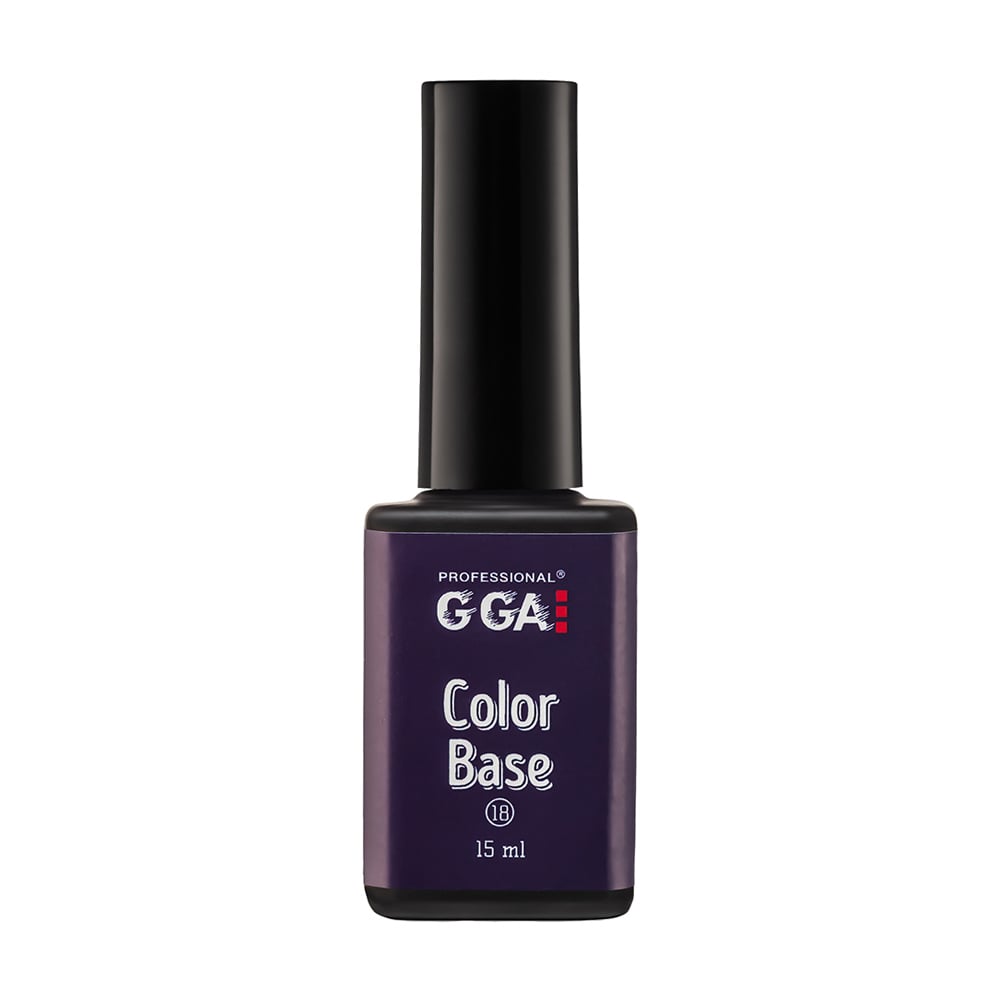 Уцінка! Кольорова база для гель-лаку GGA Professional Color Base 18, 15 мл