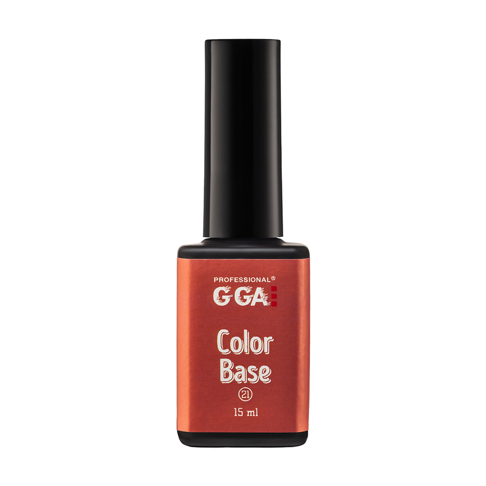 Уцінка! Кольорова база для гель-лаку GGA Professional Color Base 21, 15 мл
