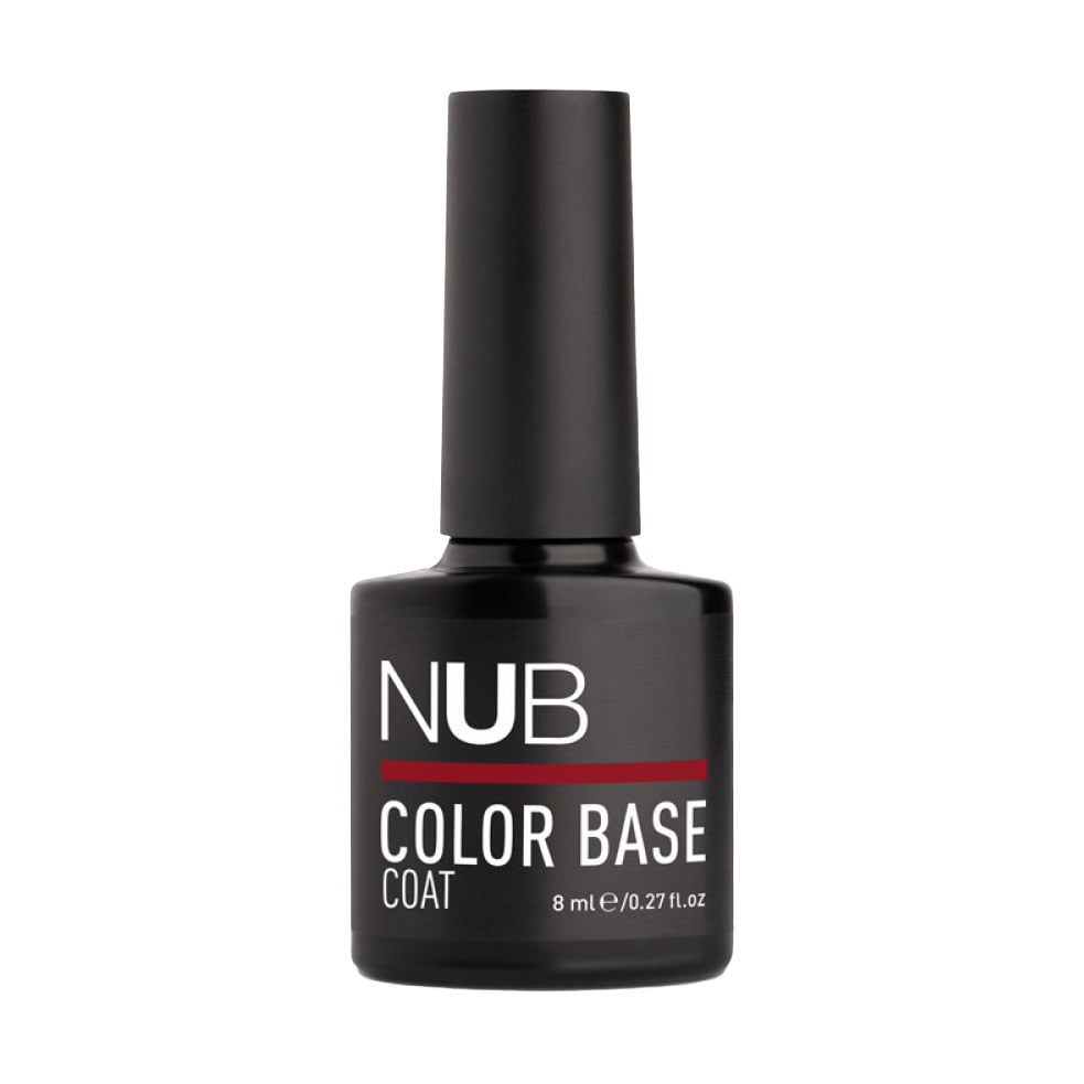 Уцінка! Кольорова каучукова база для гель-лаку NUB Color Base Coat 17 Blaze, 8 мл