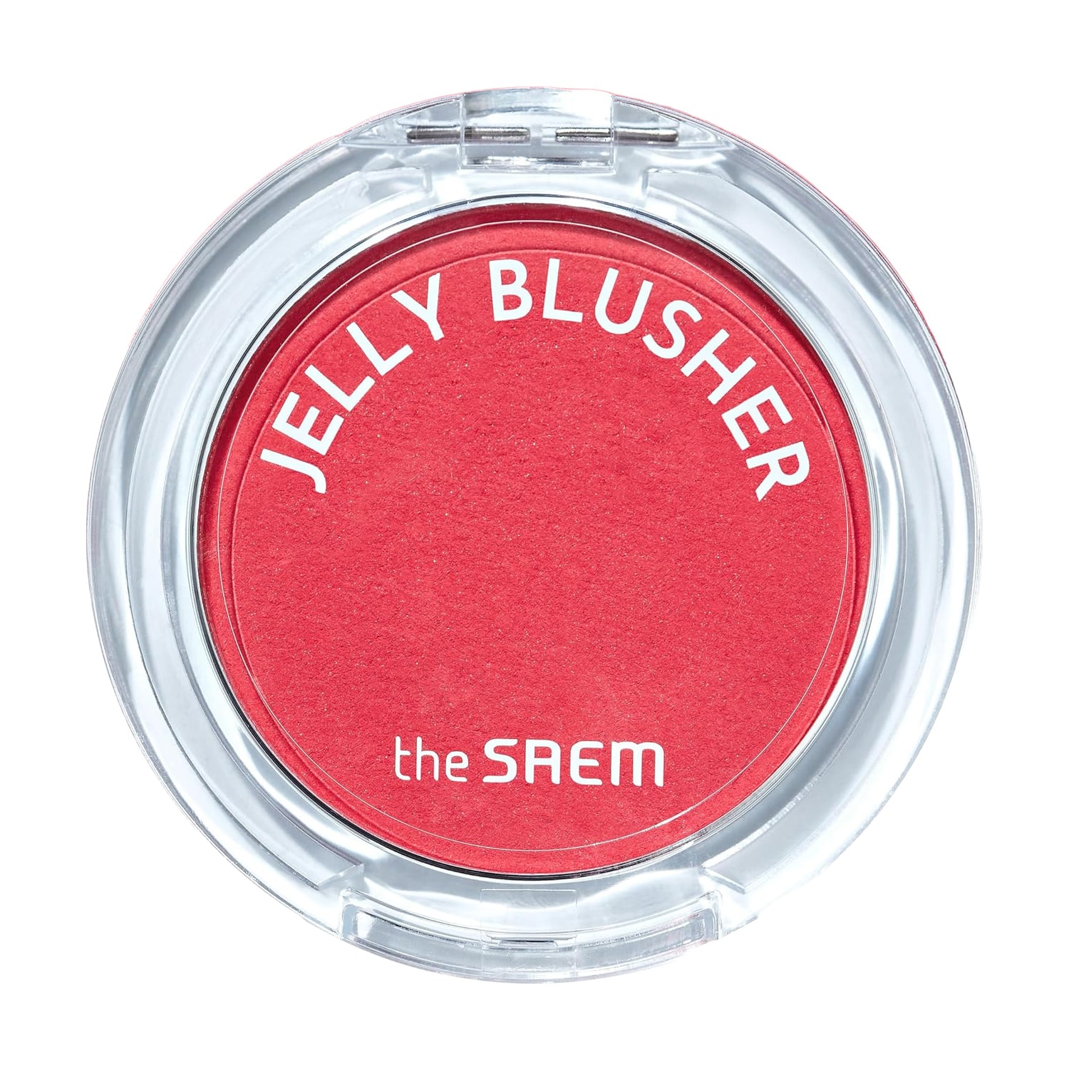 Уцінка! Компактні рум'яна для обличчя The Saem Jelly Blusher PK02 Scarlet Pink, 4 г