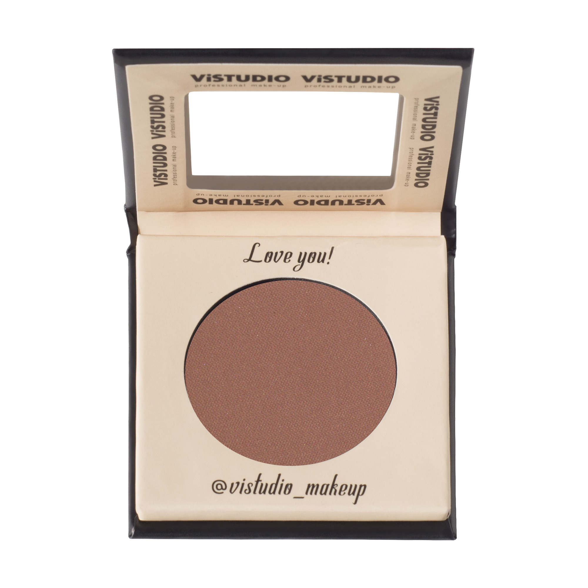 Уцінка! Компактні тіні для повік ViSTUDIO Compact Eyeshadow Light Brown, 6 г