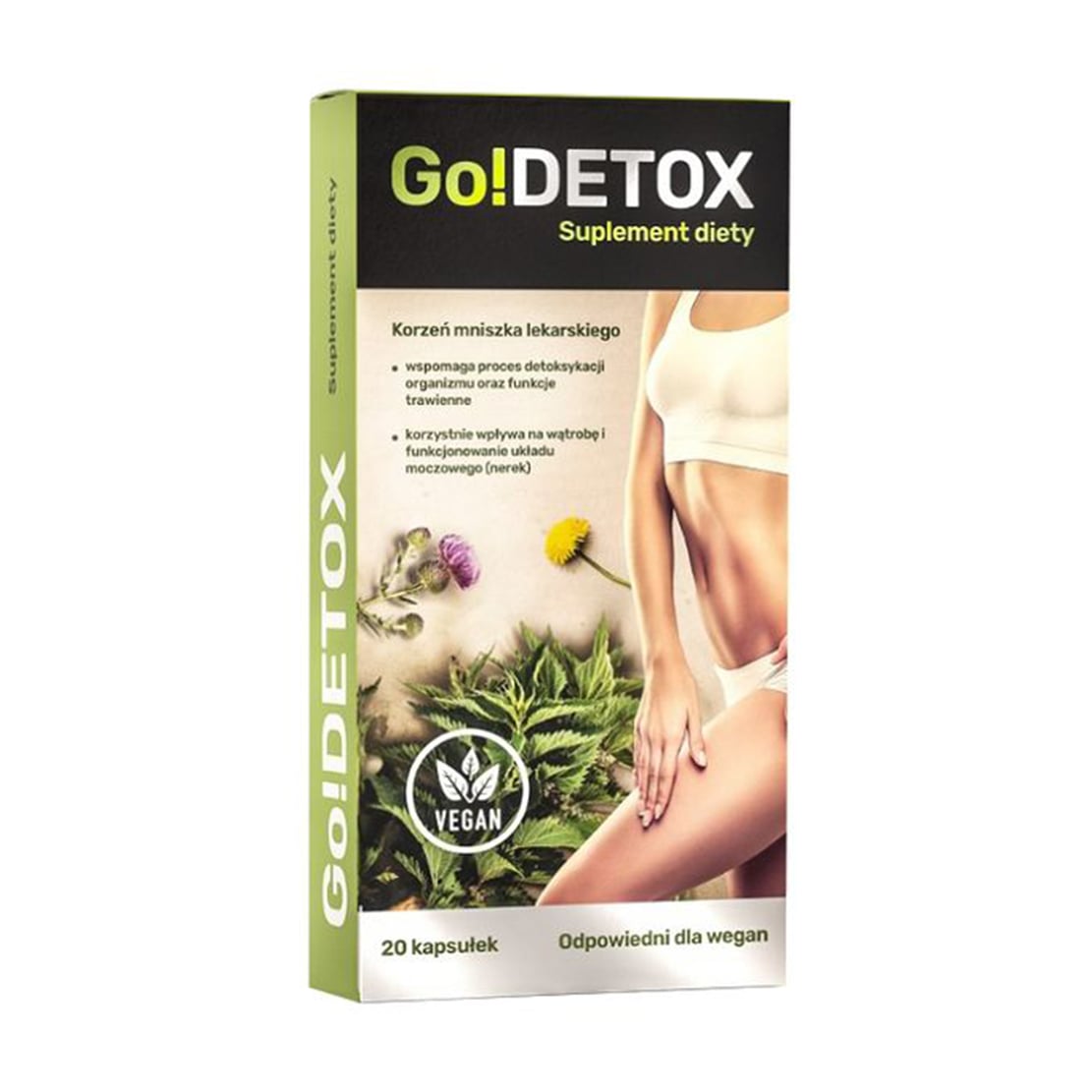 Уцінка! Комплекс-детокс Noble Health Go!Detox, 20 капсул