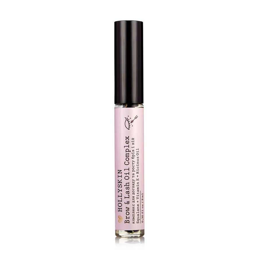 Уцінка! Комплекс для догляду та росту брів та вій Hollyskin Brow &amp; Lash Oil Complex, 9 мл