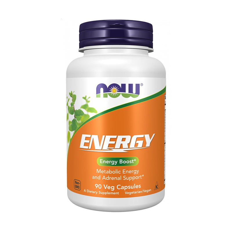 Уцінка! Комплекс для підтримки енергії та наднирників NOW foods Energy, 90 вегетаріанських капсул