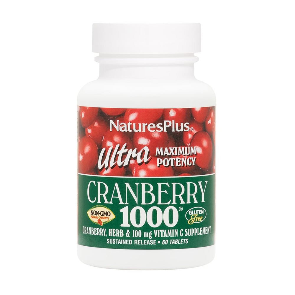 Уцінка! Комплекс з ультра журавлиною NaturesPlus Ultra Maximum Potency Cranberry з повільним вивільненням, 1000 мг, 180 таблеток