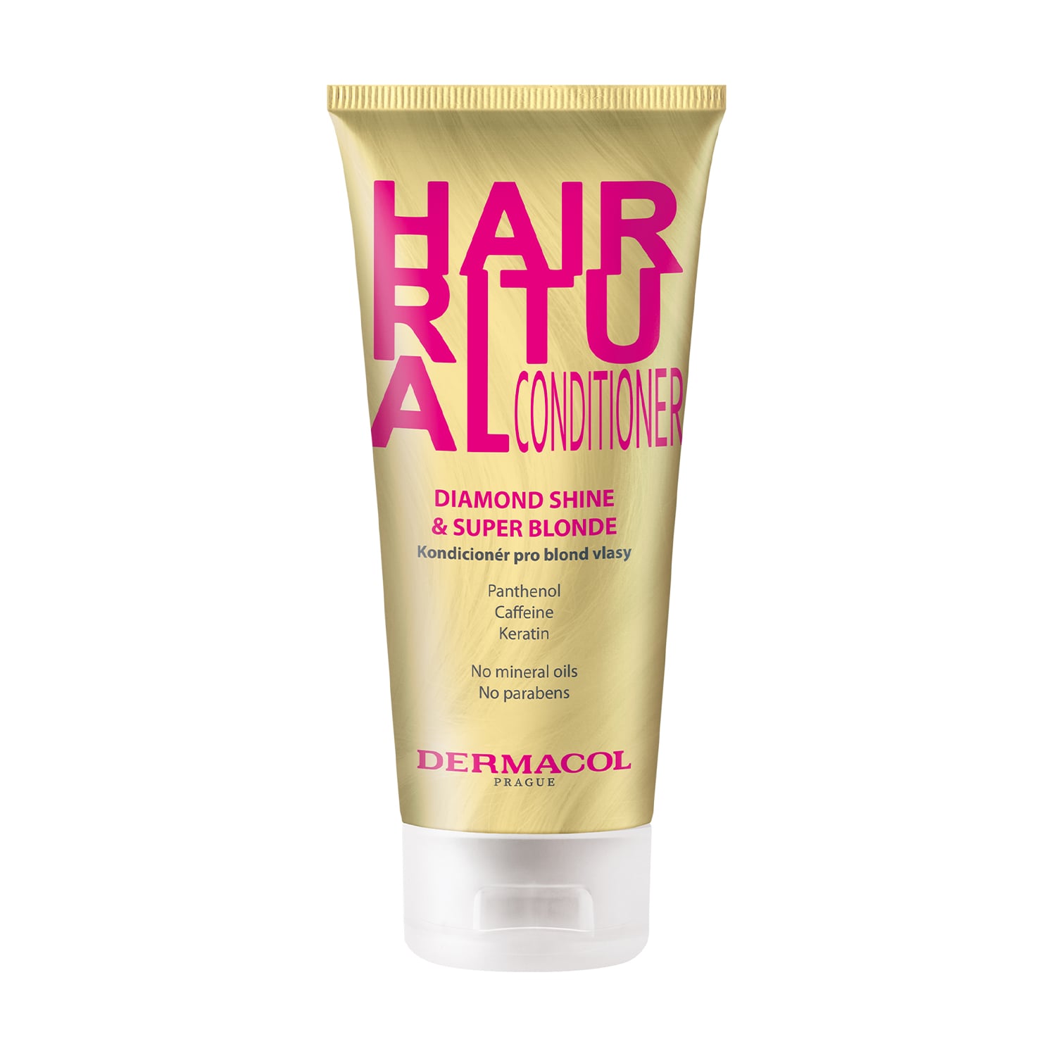 Уцінка! Кондиціонер Dermacol Hair Ritual Diamond Shine &amp; Super Blonde Conditioner для світлого волосся, з ефектом блиску, 200 мл